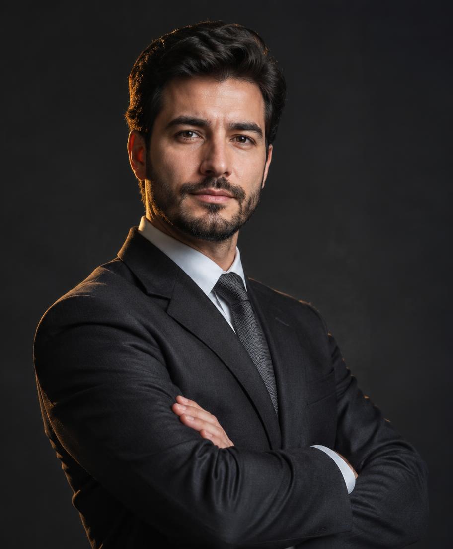 High resolution portrait protected by AI Face-Shield